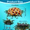 Headstone Flower Saddle – Large Artificial Cemetery Flowers for Grave, Red & Yellow Silk Roses, Outdoor Tombstone Memorial Decoration